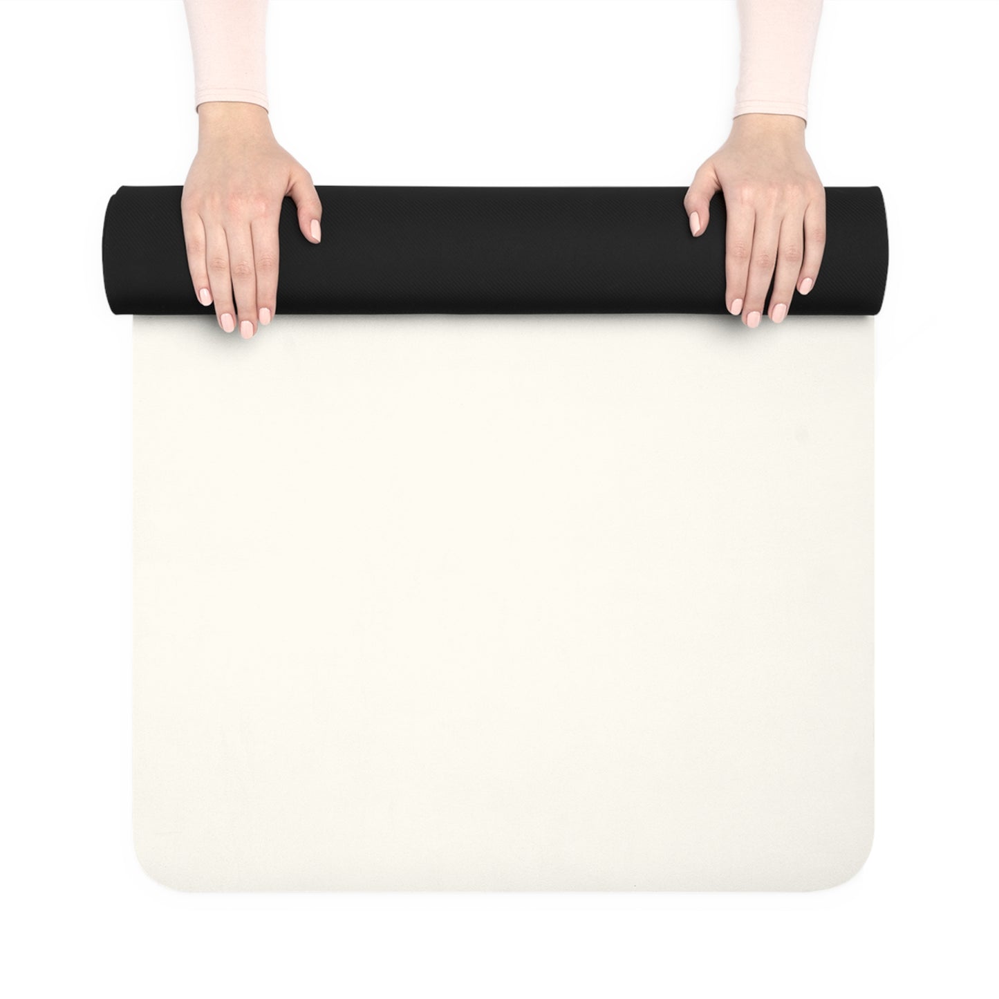 Morning Rhythm Rubber Yoga Mat — Sunrise Graphic Non-Slip Exercise Mat